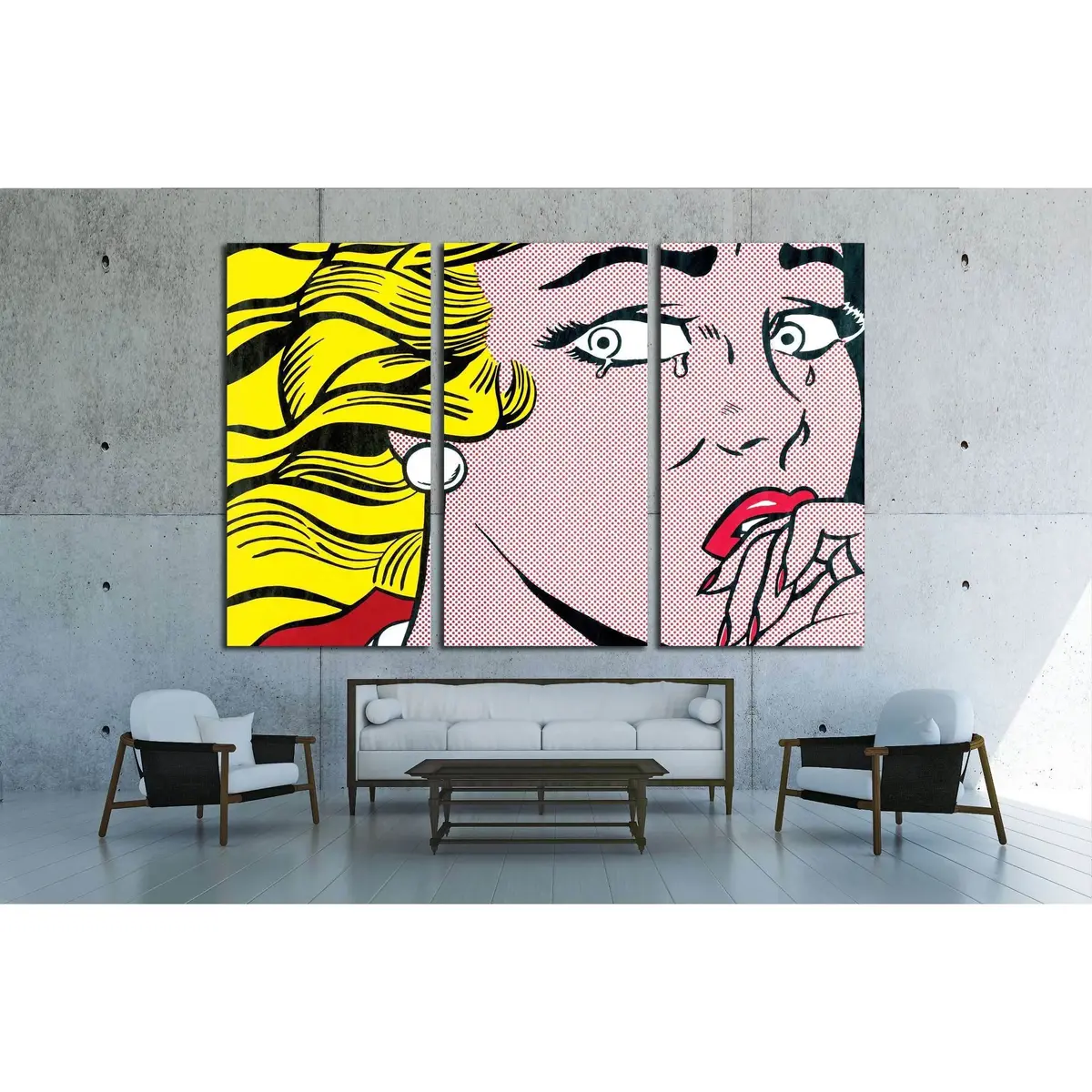 Retro Pap Art Canvas Print 5