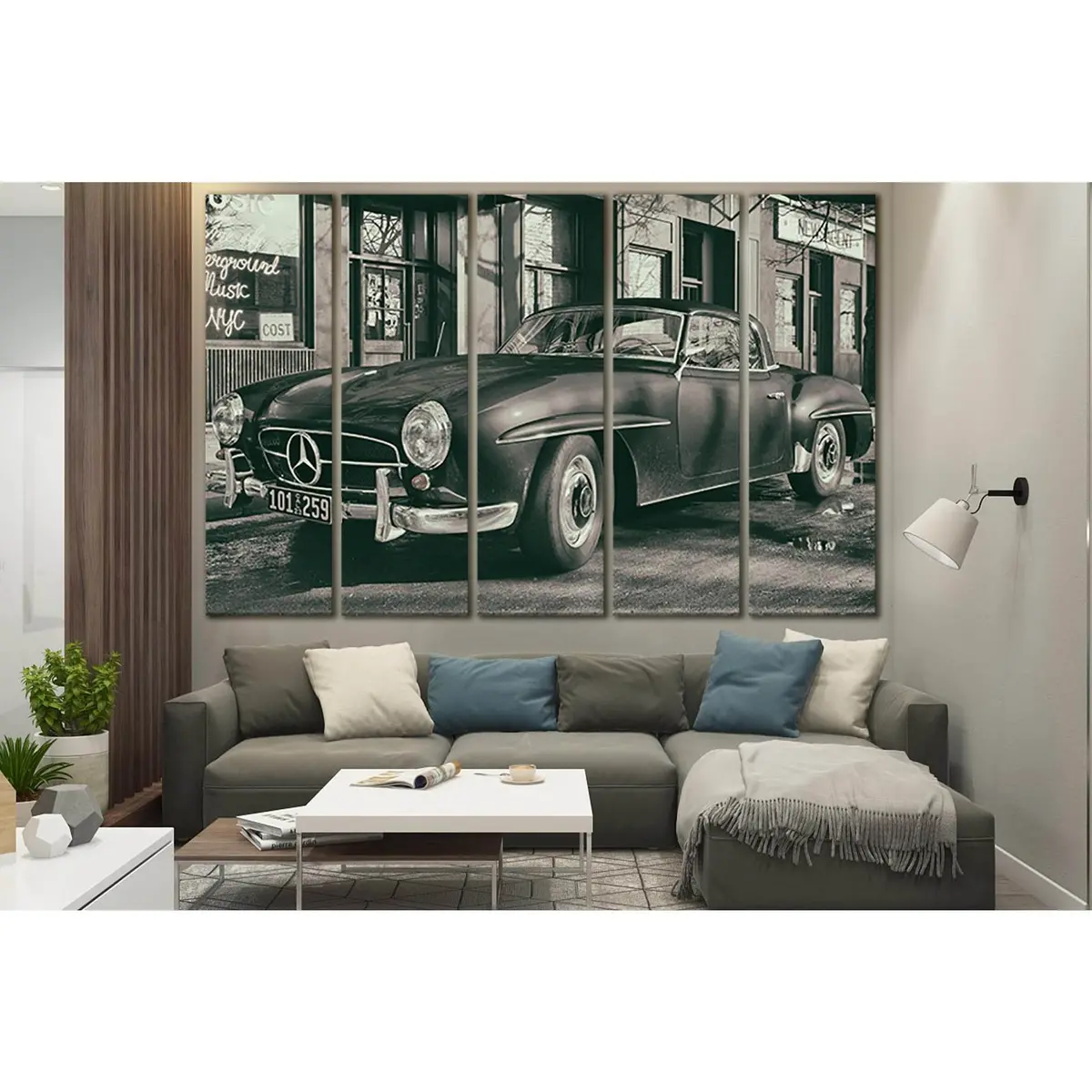 Vintage Sports Car Canvas Art №SL1422 — Premium Ready-to-Hang Wall Decor - Image 3