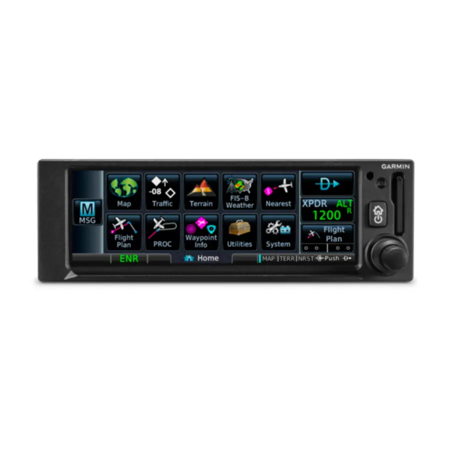 Garmin Gnx 375 Gps Navigator And Ads-B Transponder W/ Ga35s Kit 2