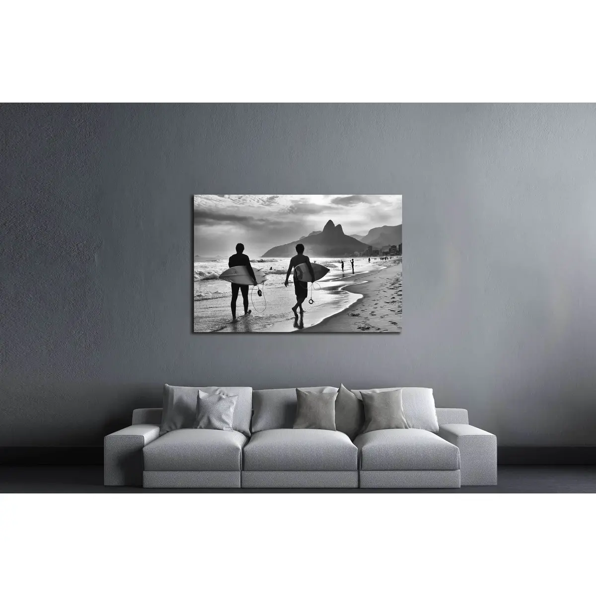 Rio De Janeiro, Brazil №3247 Ready To Hang Canvas Print 3