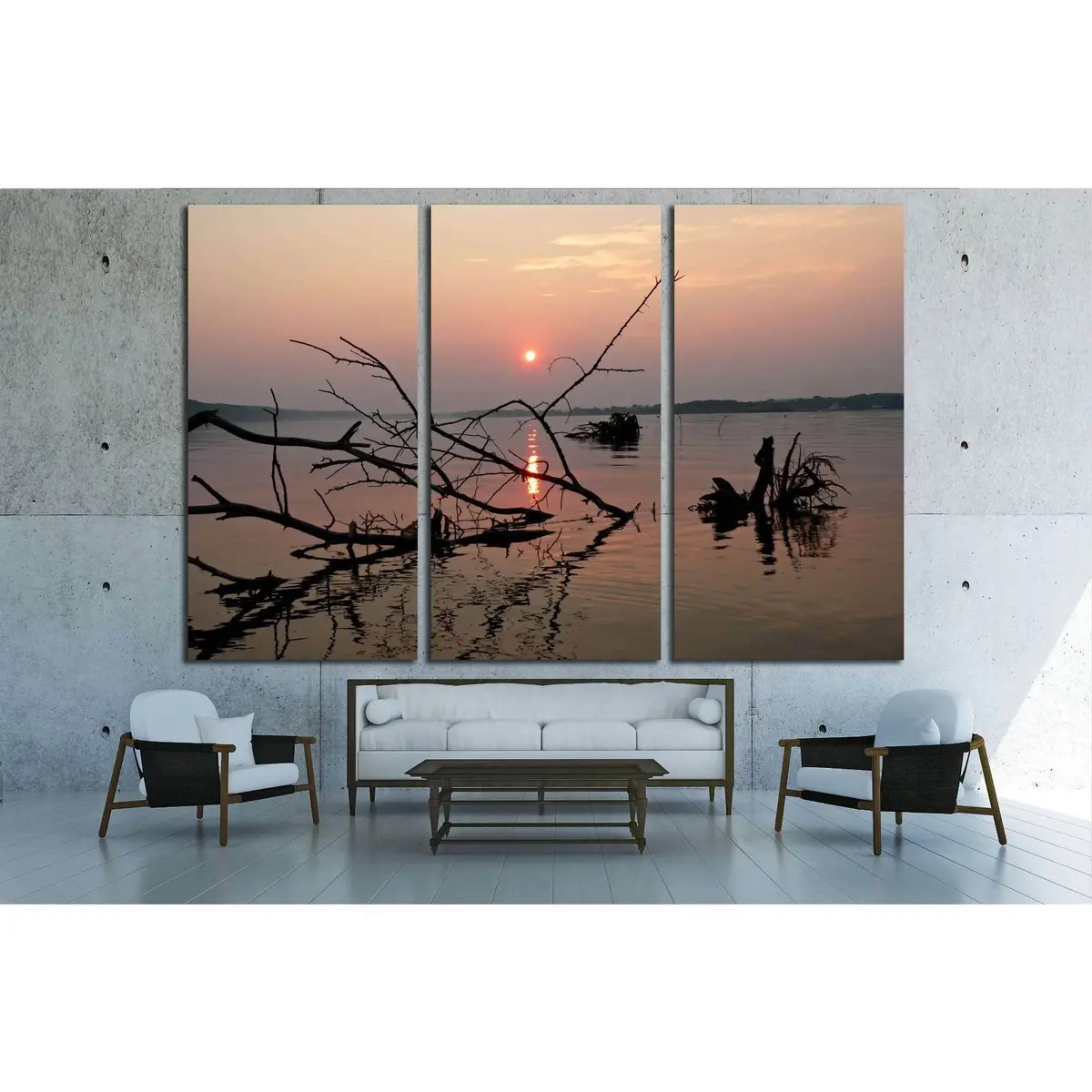 River №1956 Ready To Hang Canvas Print 5