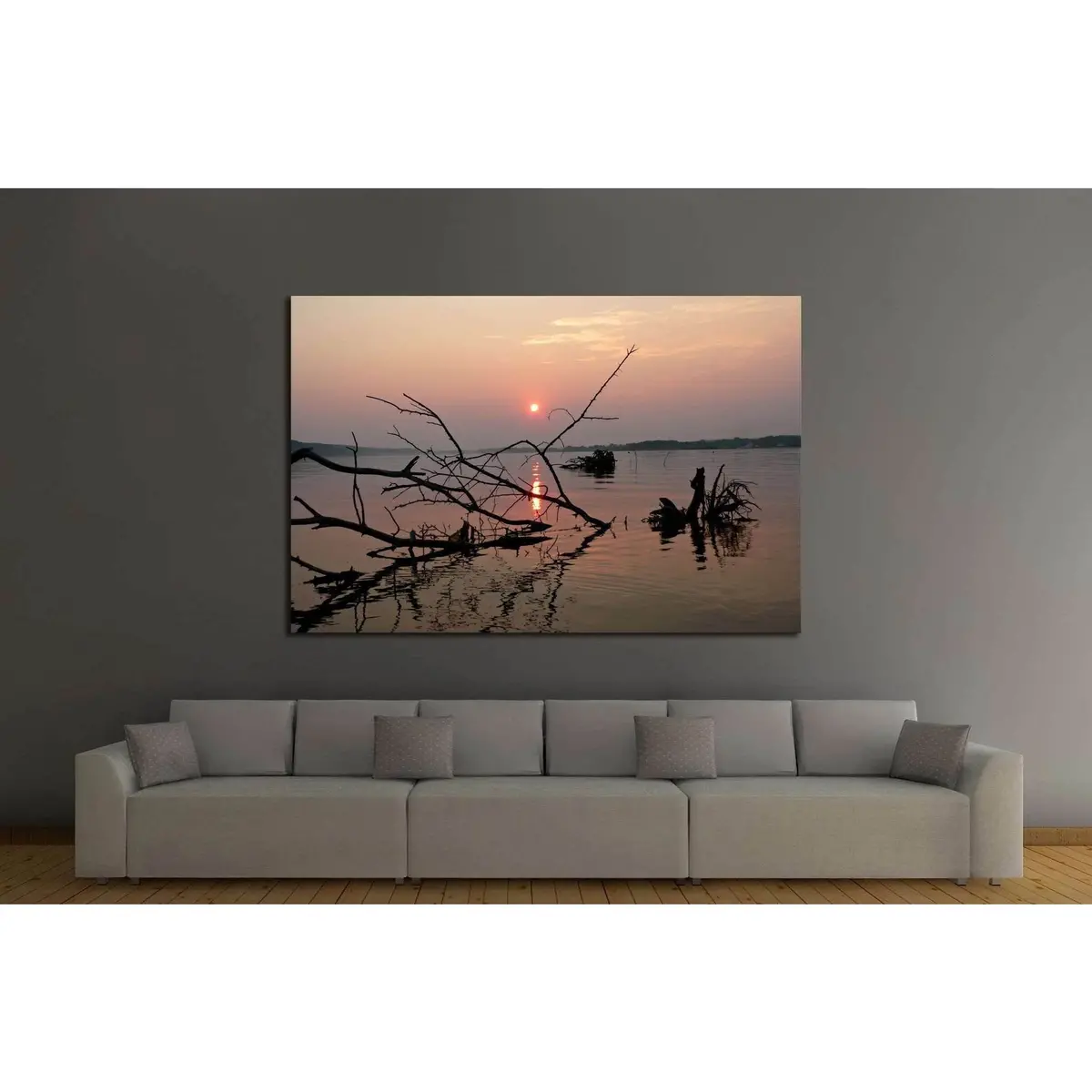 River №1956 Ready To Hang Canvas Print 2