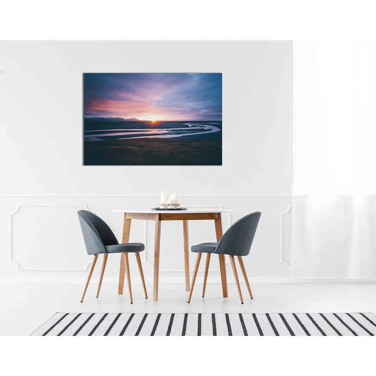 River In Iceland №D1813 Ready To Hang Canvas Print 3