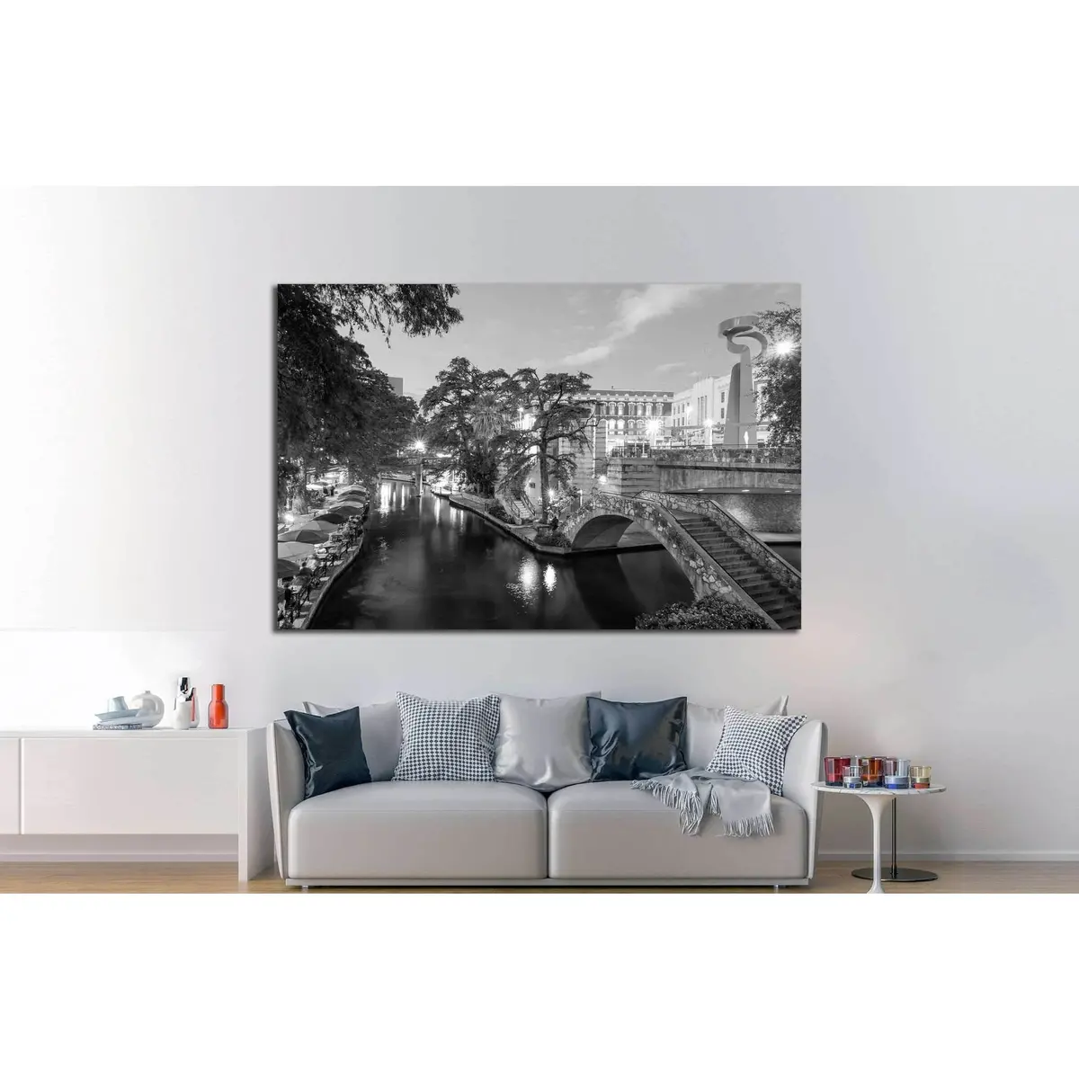 River Walk In San Antonio, Texas №996 Ready To Hang Canvas Print 2