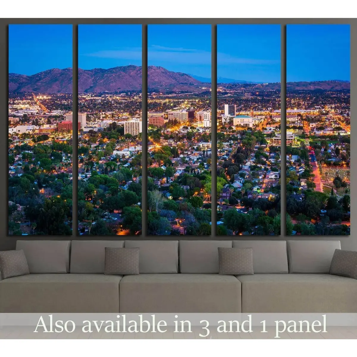 Riverside, Mount Rubidoux Park, In Riverside, California №1697 Ready To Hang Canvas Print 1