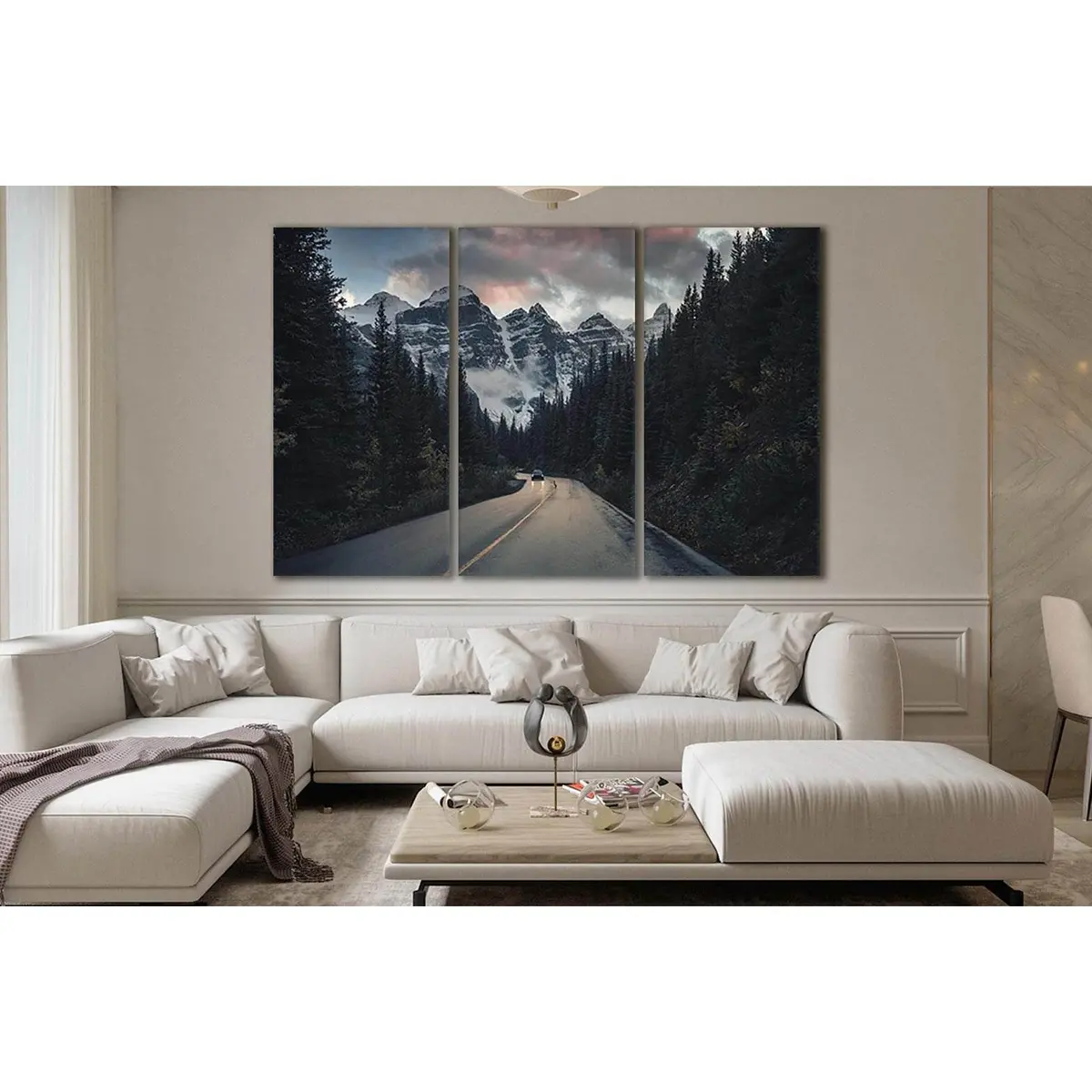Road Trip With Rocky Mountains №Sl35 Ready To Hang Canvas Print 5