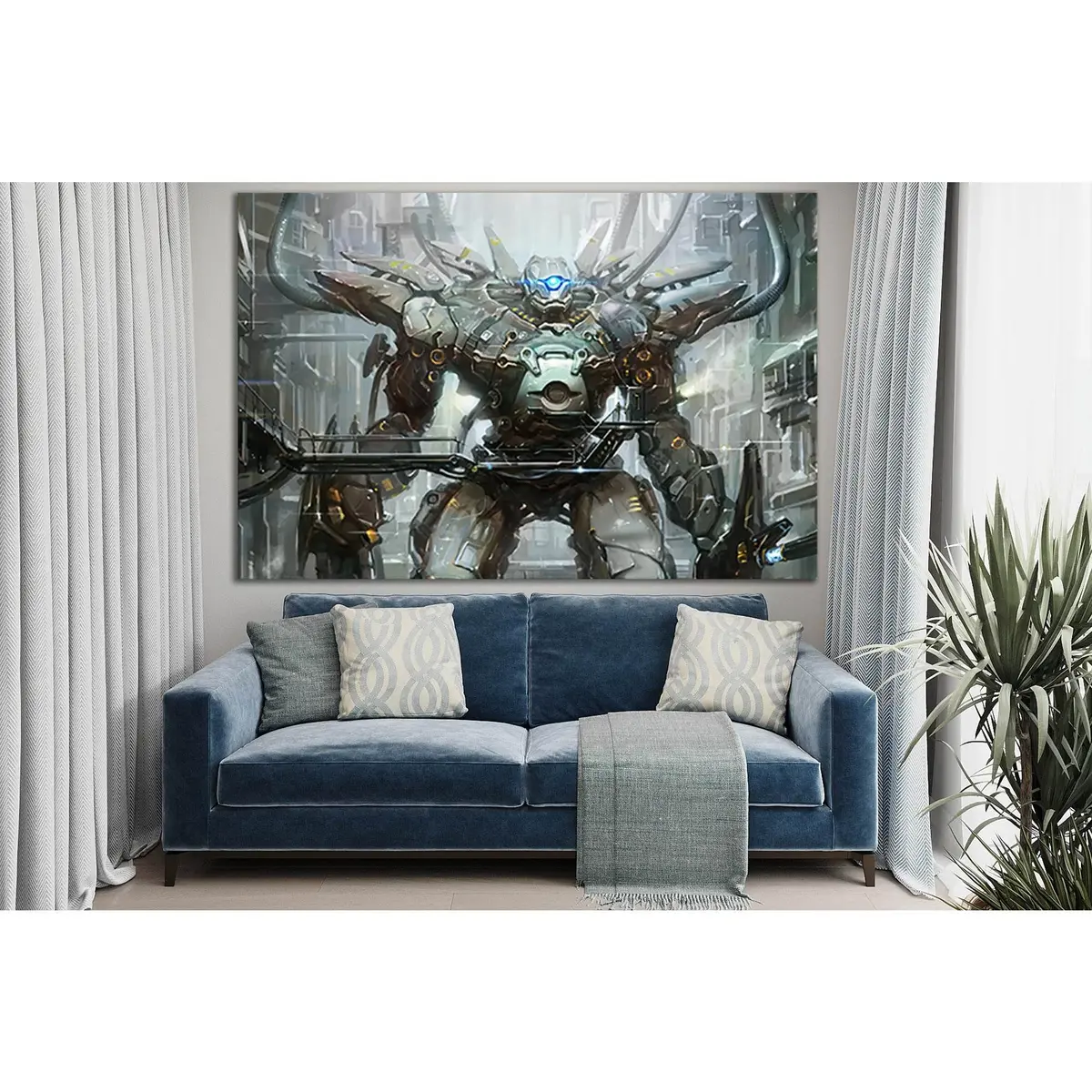 Robot At Technical Station №Sl1287 Ready To Hang Canvas Print 2