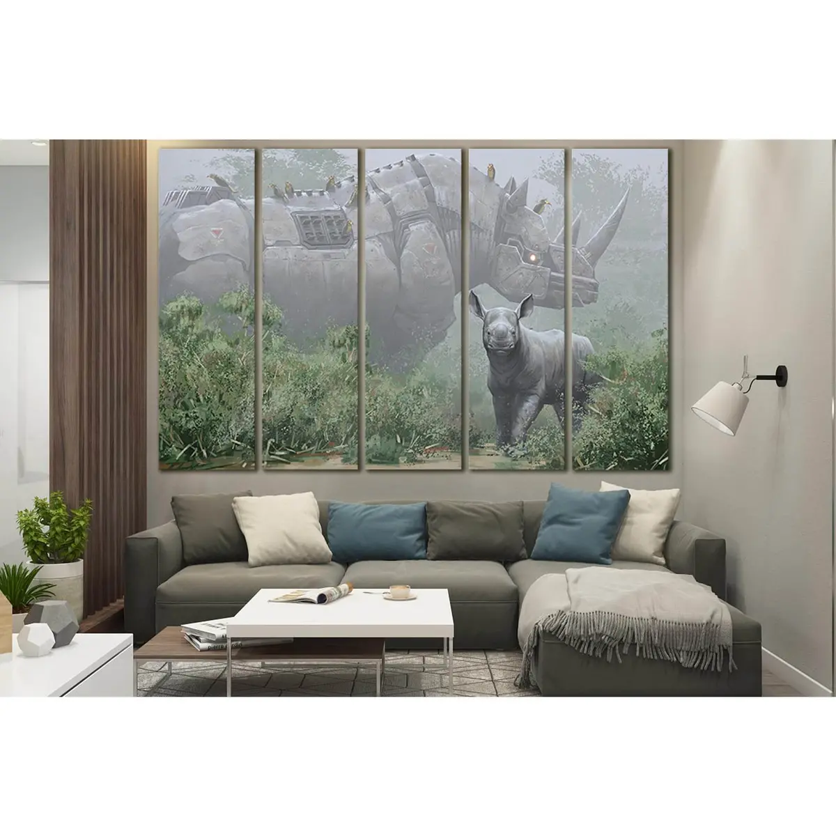 Robot Rhino SL1294 Premium Ready-to-Hang Canvas Wall Art