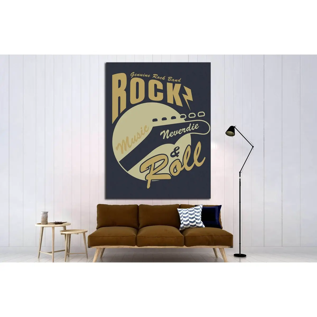 Rockandroll №4589 Ready To Hang Canvas Print 2