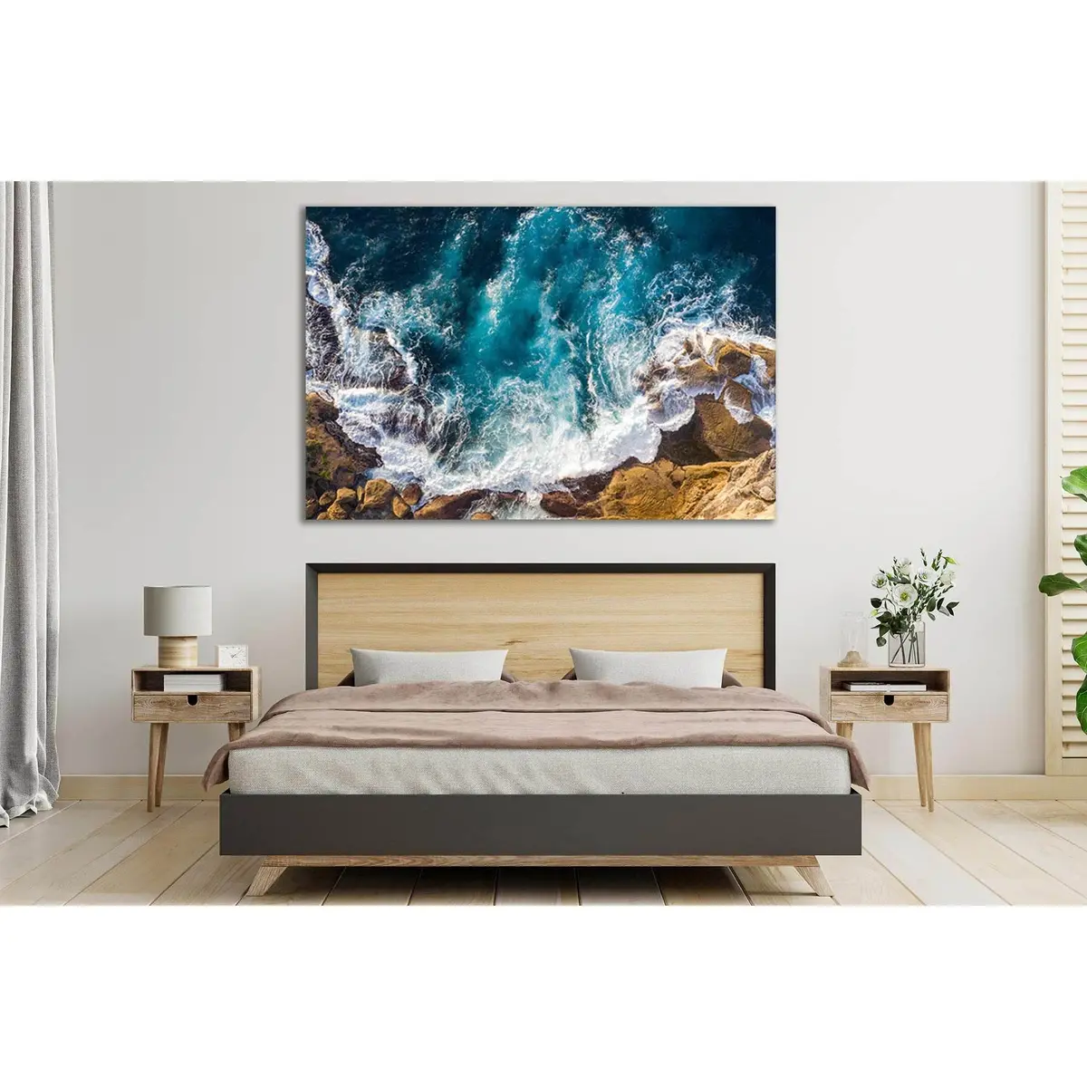 Rocks Stones Surf №Sl128 Ready To Hang Canvas Print 2