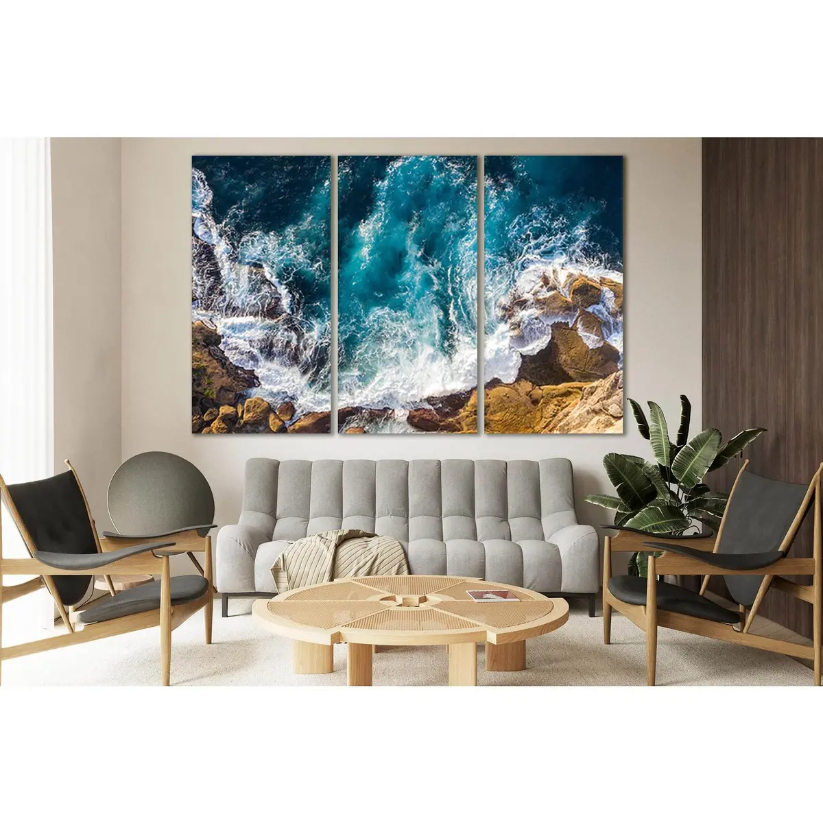 Rocks Stones Surf №Sl128 Ready To Hang Canvas Print 5