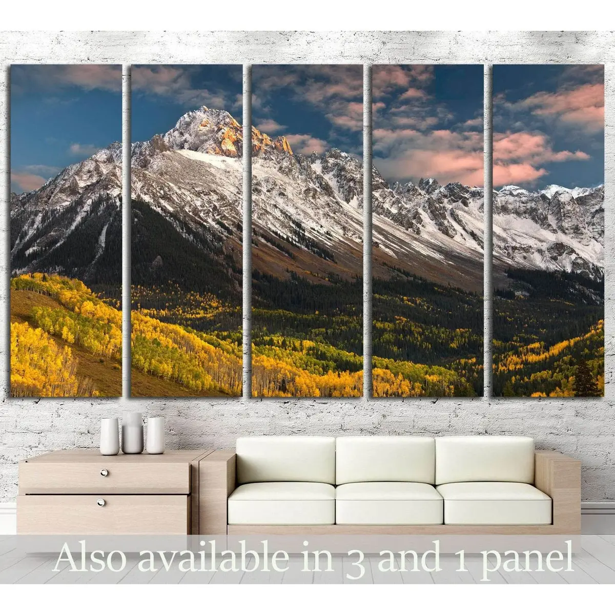 Rocky Mountain No. 26 Premium Canvas Wall Art Print