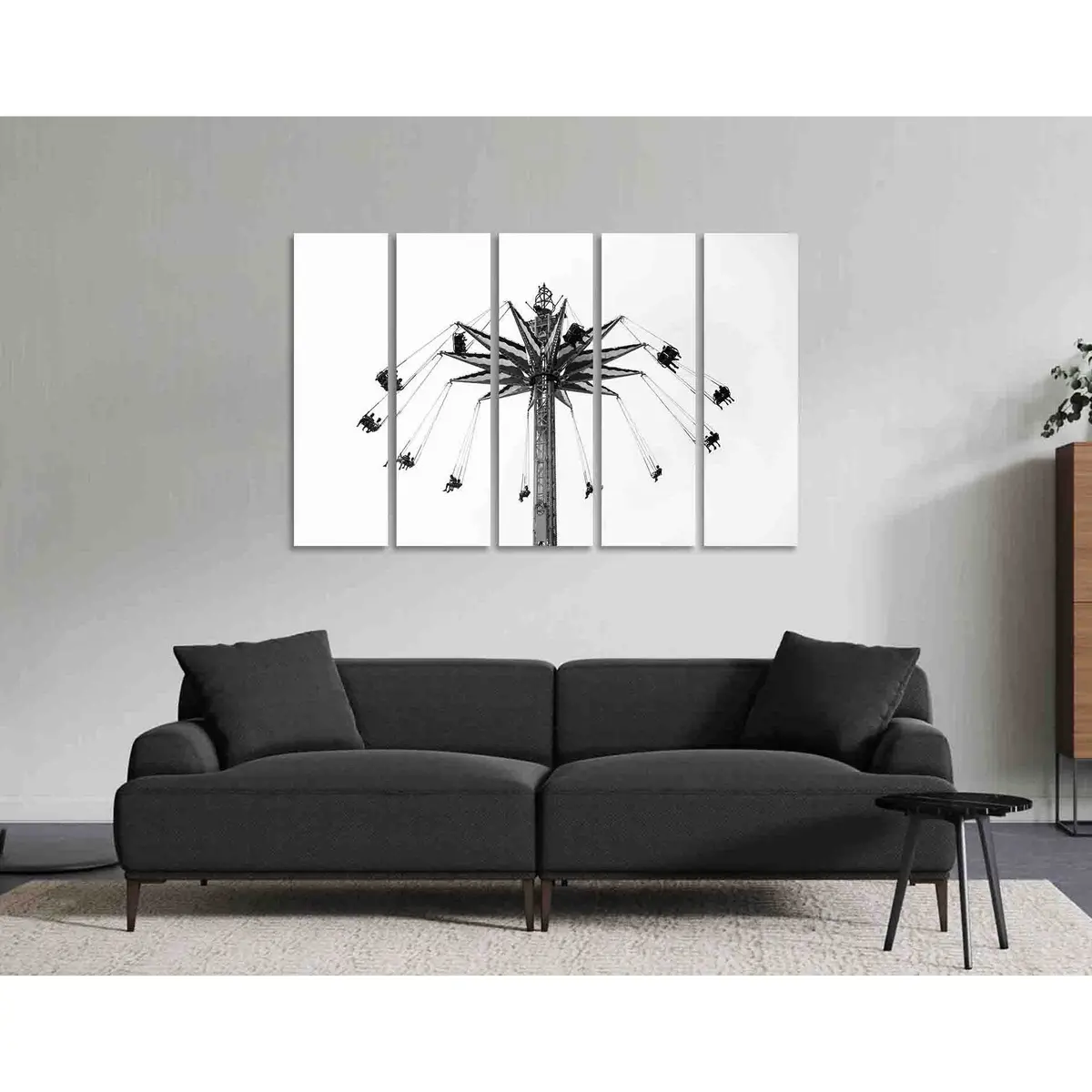 Roller Coast Art D2841 – Stretched Canvas Wall Decor with Hanging Hardware - Image 3