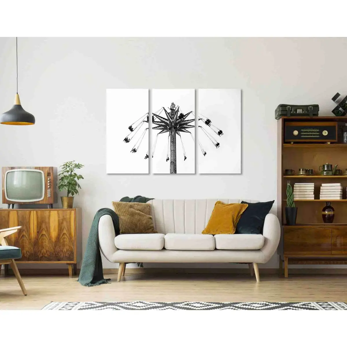 Roller Coast №D2841 Ready To Hang Canvas Print 5