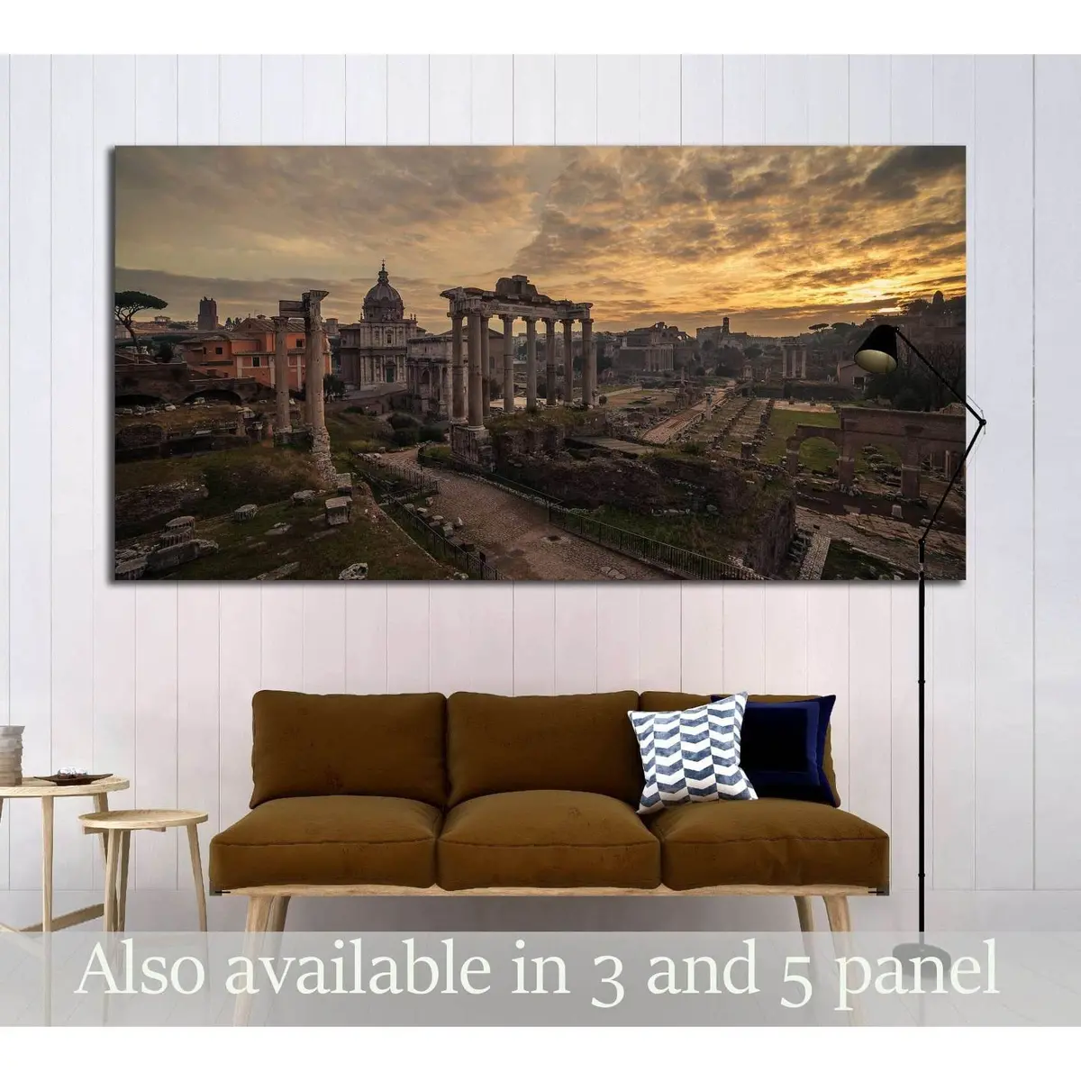 Rome, Italy The Roman Forum. Old Town Of The City №3042 Ready To Hang Canvas Print 1