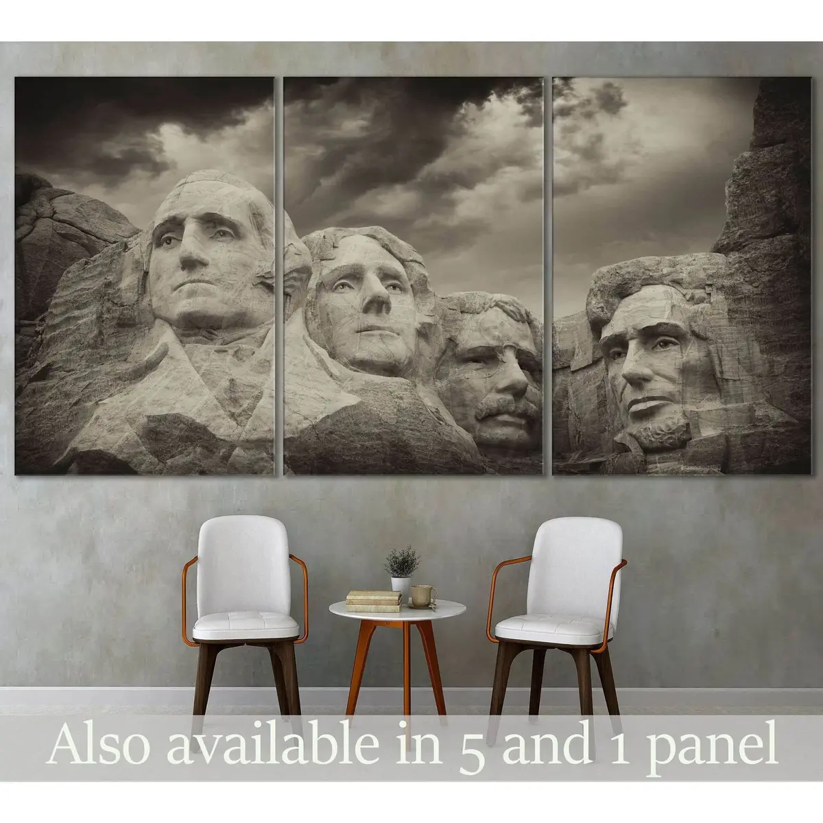 Rushmore Monument №3010 Ready To Hang Canvas Print 5