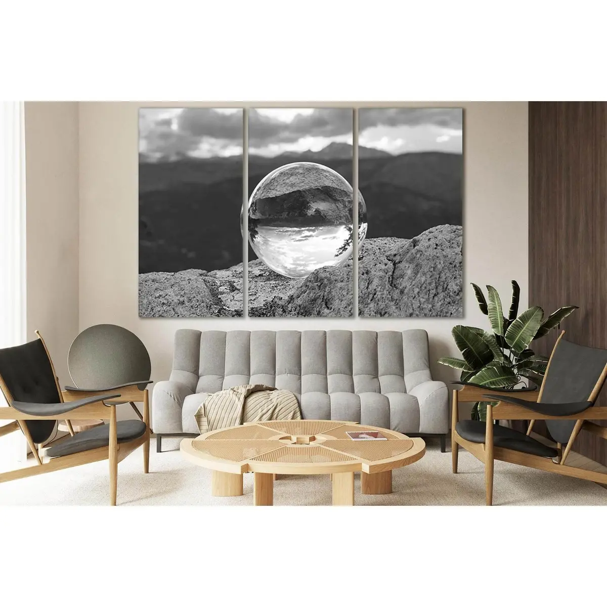 Rystal Ball Put On A Rock №Sl893 Ready To Hang Canvas Print 5