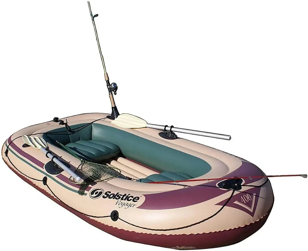Solstice Voyager Inflatable Boat - 4-Person 1