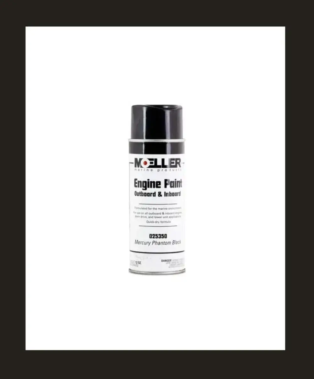 Moeller Engine Spray Paint (12 Oz.) Mercury Phantom Black 1