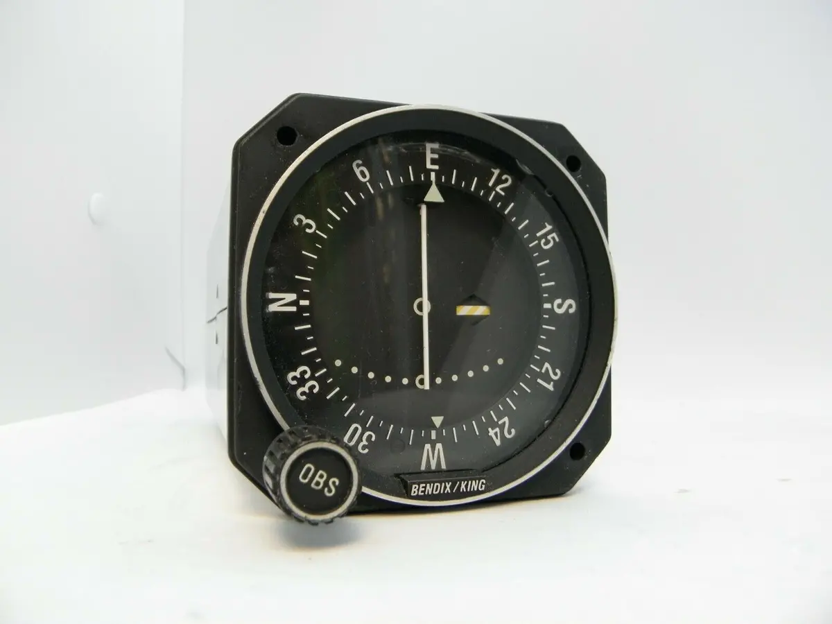 Pre-Owned Bendix/King Ki208 Vor/Loc Converter Indicator 1