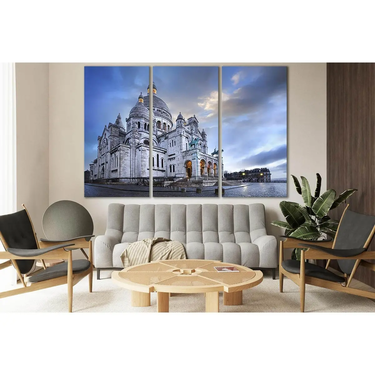 Sacred Heart Basilica Of Montmarte №Sl1368 Ready To Hang Canvas Print 5
