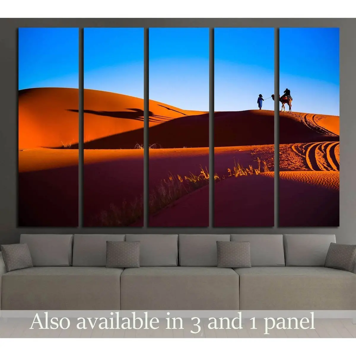 Sahara Desert Sand #2383 Canvas Wall Art – Ready-to-Hang Print