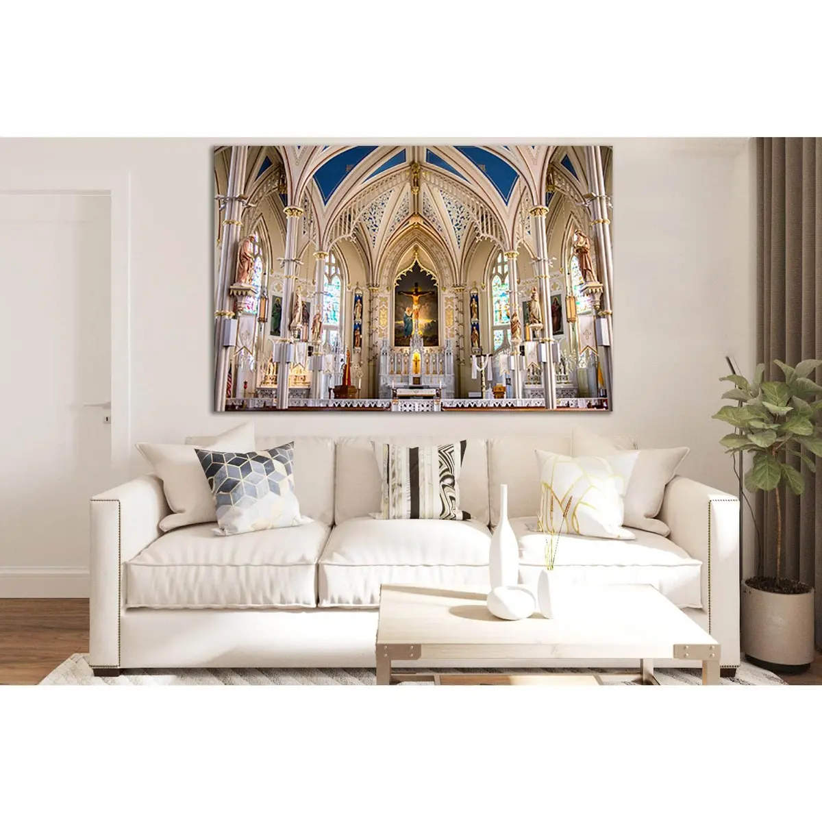 Saint Marys Cathedral Architecture №Sl1407 Ready To Hang Canvas Print 1