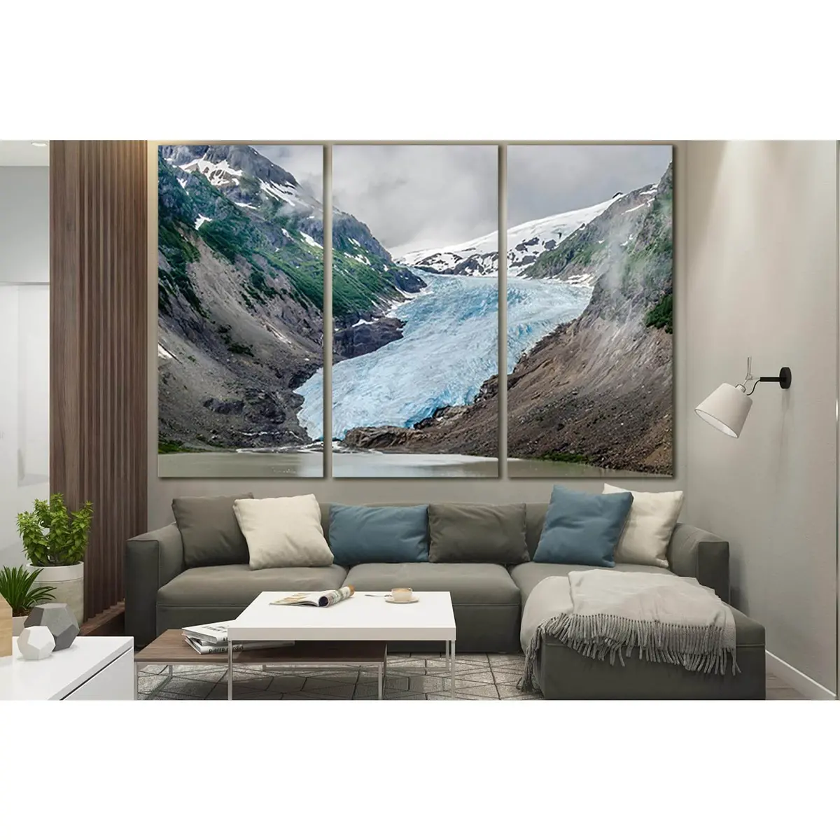 Salmon Glacier Near Hyder Alaska №Sl1358 Ready To Hang Canvas Print 5