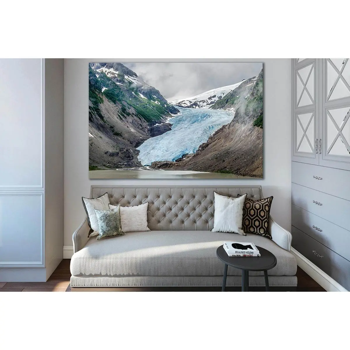 Salmon Glacier Near Hyder Alaska №Sl1358 Ready To Hang Canvas Print 1