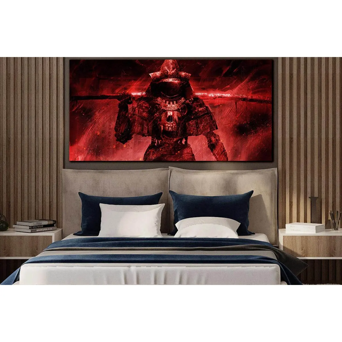 Samurai With Katana Sword №Sl1248 Ready To Hang Canvas Print 1