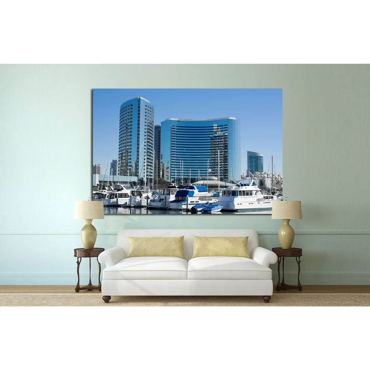 San Diego Bay №756 Ready To Hang Canvas Print 2