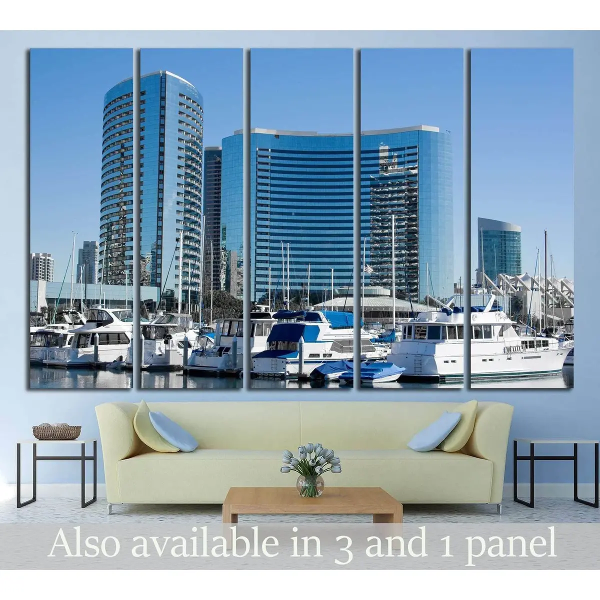 San Diego Bay №756 Ready To Hang Canvas Print 1