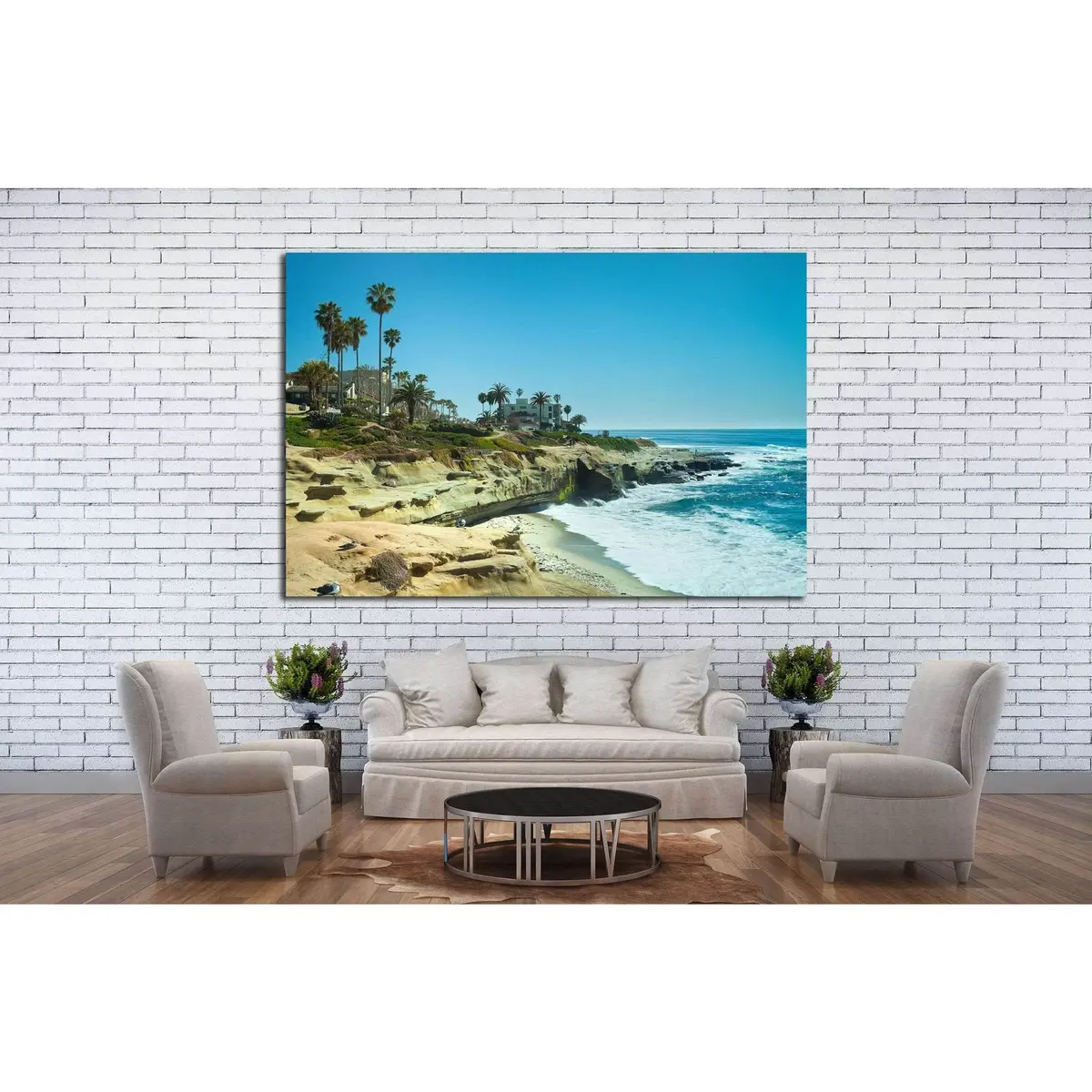 San Diego, California №1016 Ready To Hang Canvas Print 2