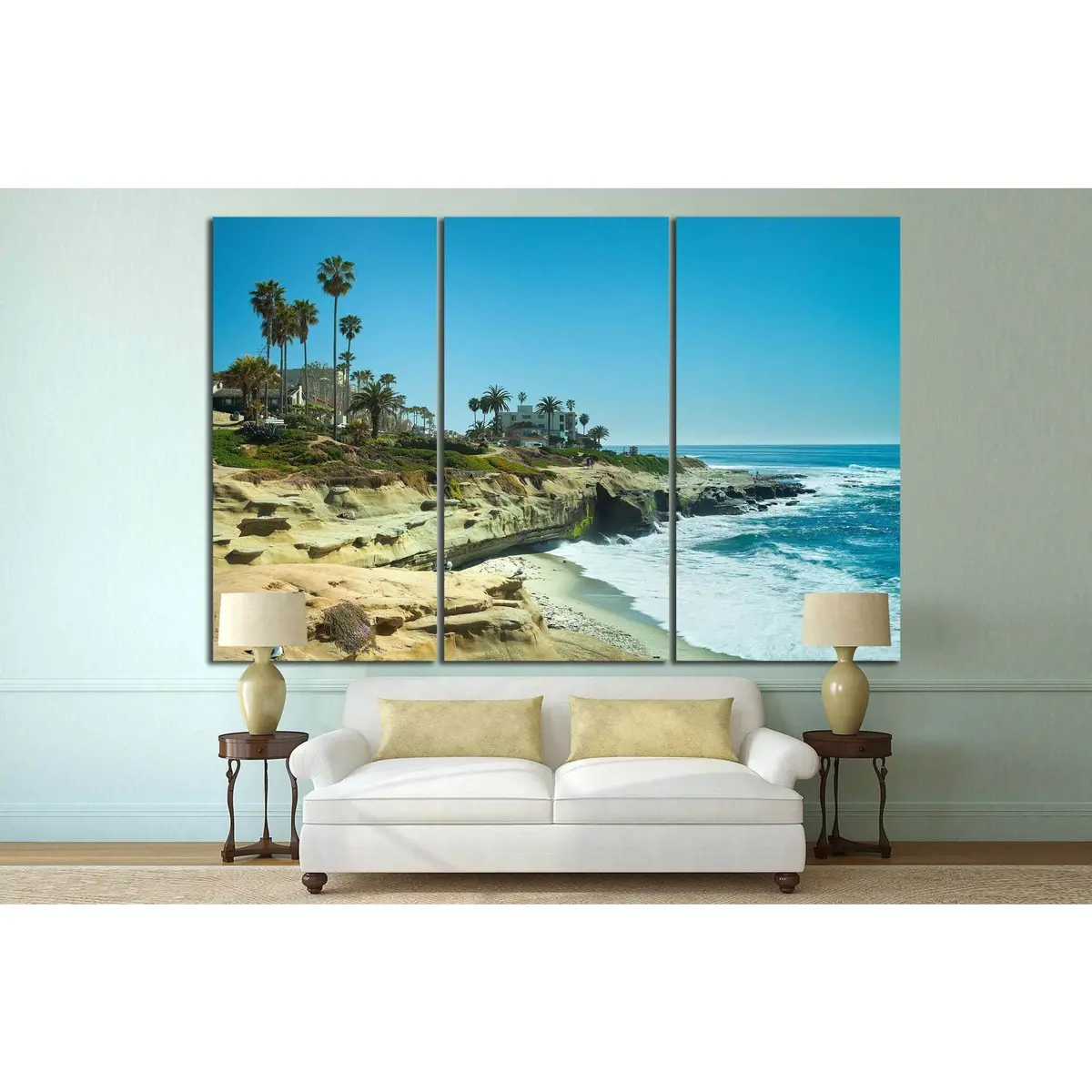 San Diego, California №1016 Ready To Hang Canvas Print 5