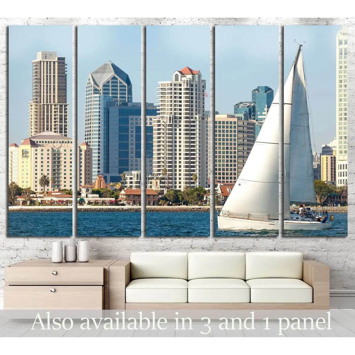 San Diego, California №783 Ready To Hang Canvas Print 1