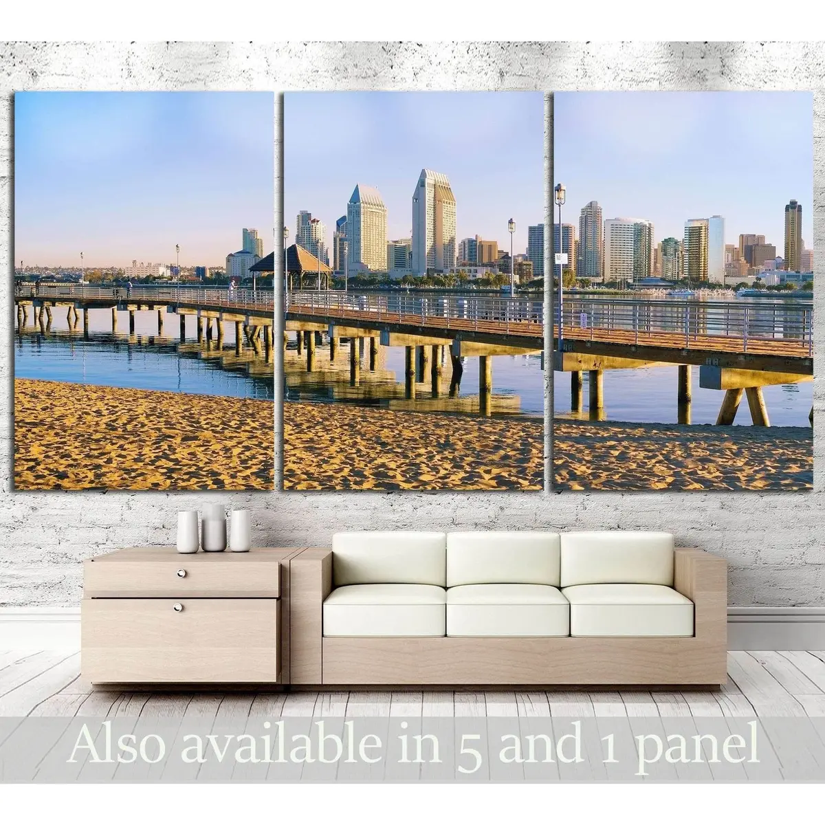 San Diego, California №788 Ready To Hang Canvas Print 5