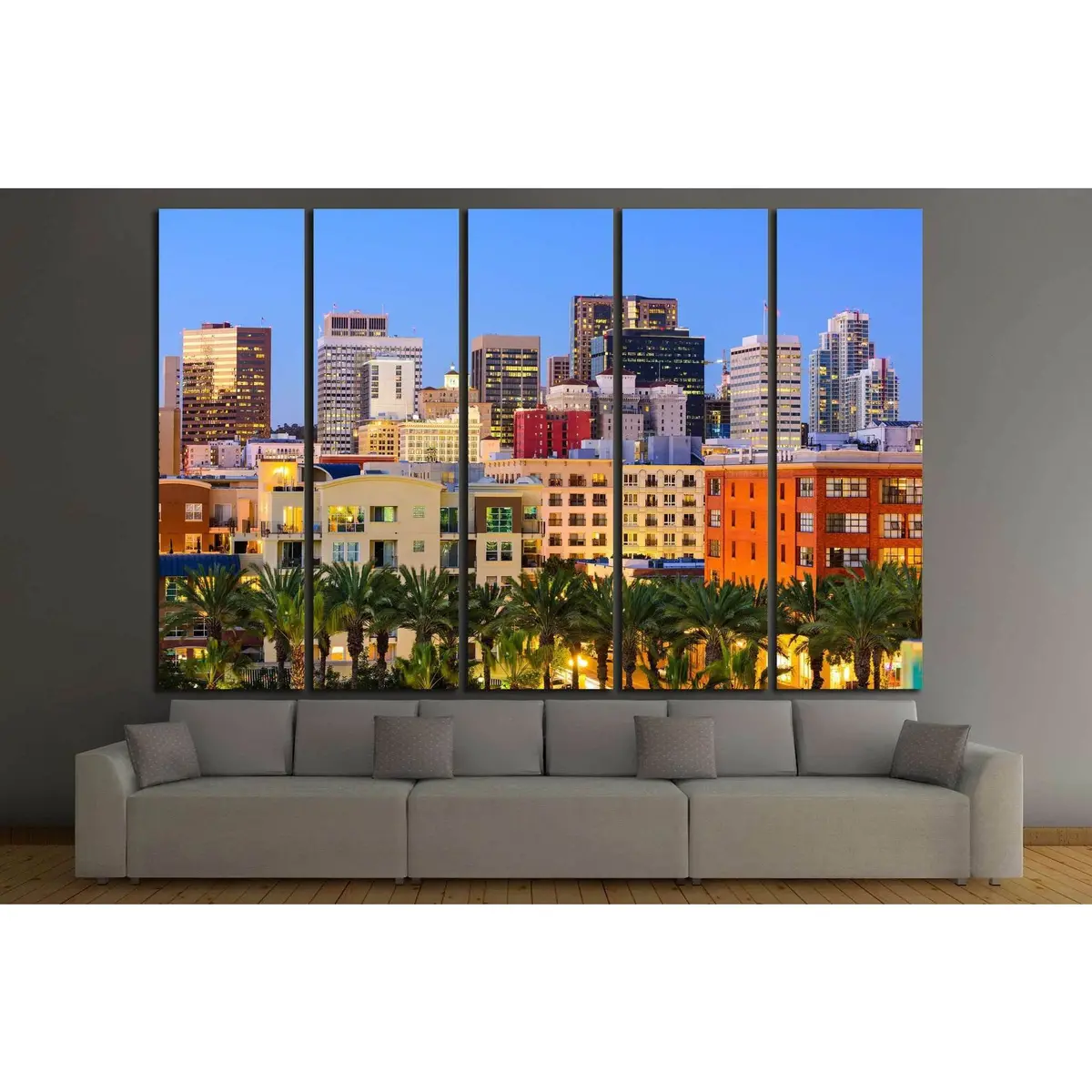 San Diego, California Canvas Wall Art – Ready-to-Hang Print #1029 - Image 3