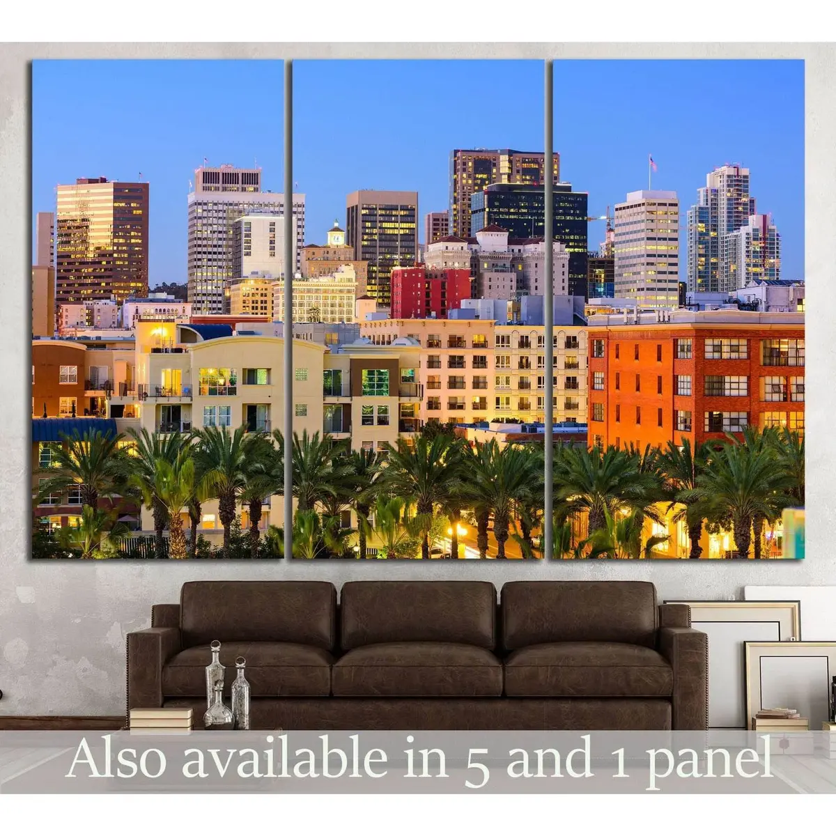San Diego, California, Usa №1029 Ready To Hang Canvas Print 5