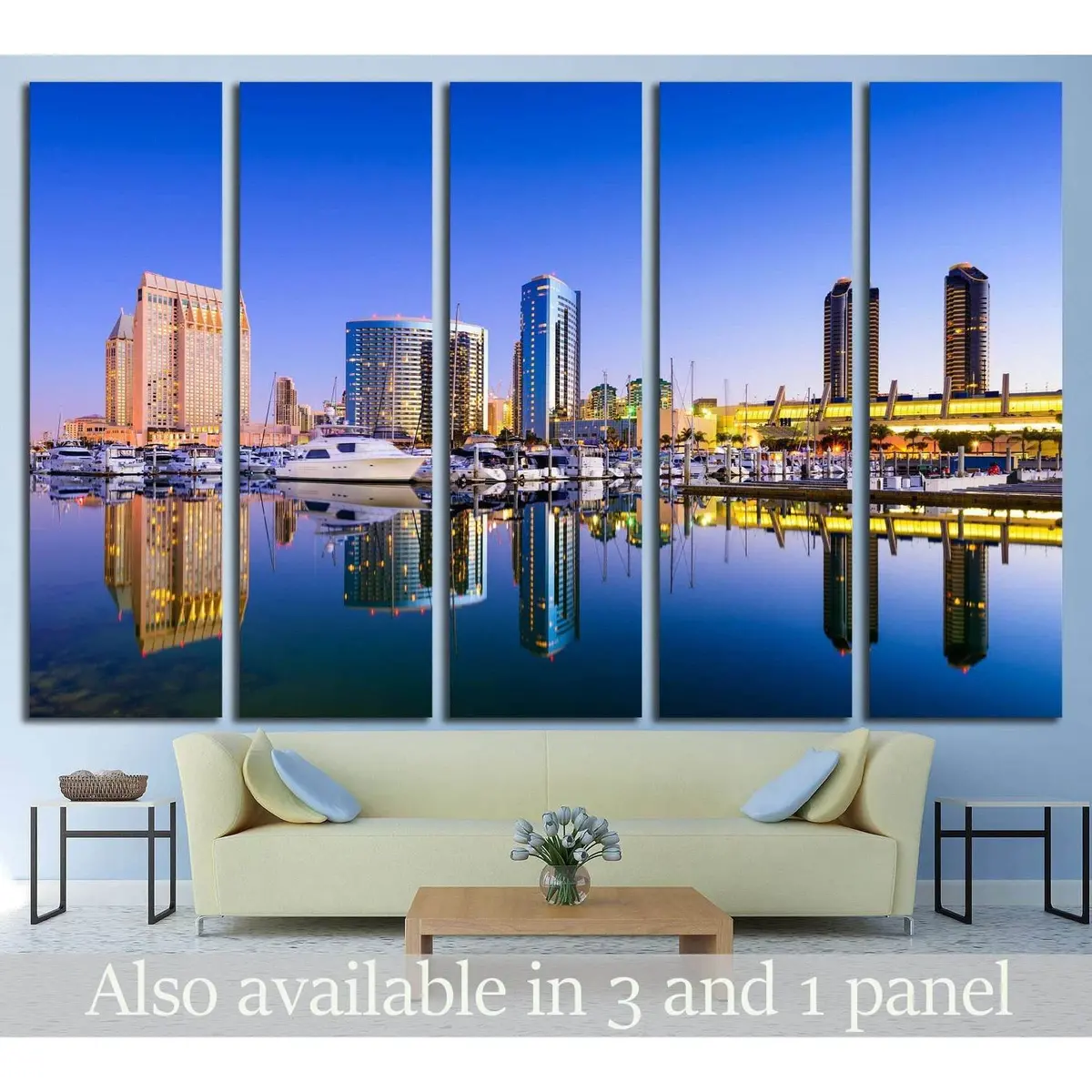 Embarcadero Marina San Diego Canvas Wall Art – Ready-to-Hang Print