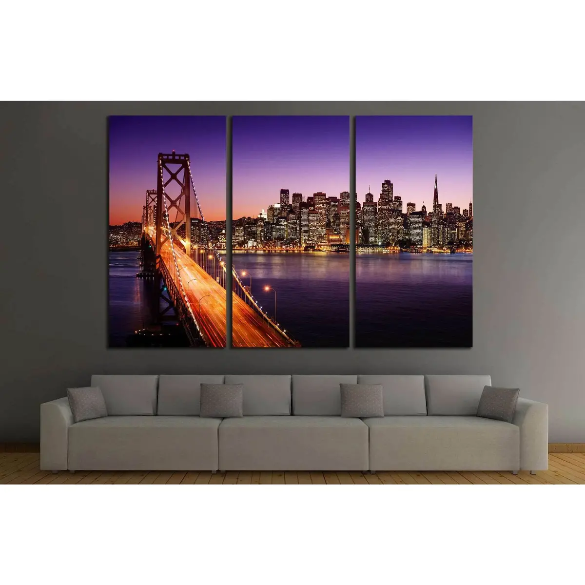 San Francisco Skyline №578 Ready To Hang Canvas Print 5