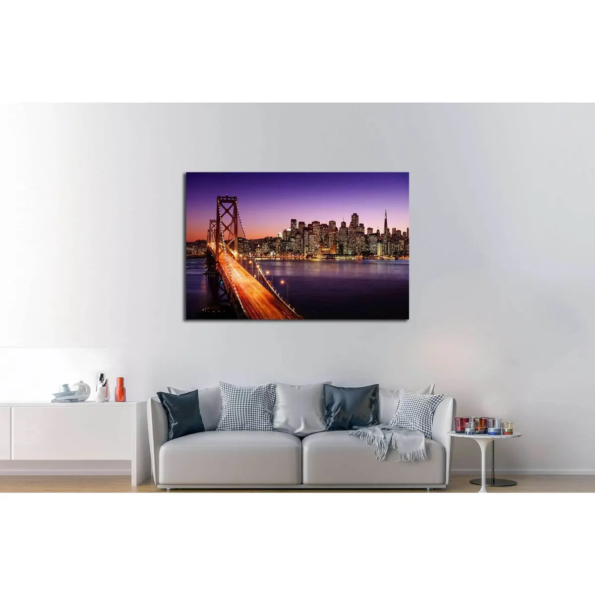 San Francisco Skyline №578 Ready To Hang Canvas Print 2
