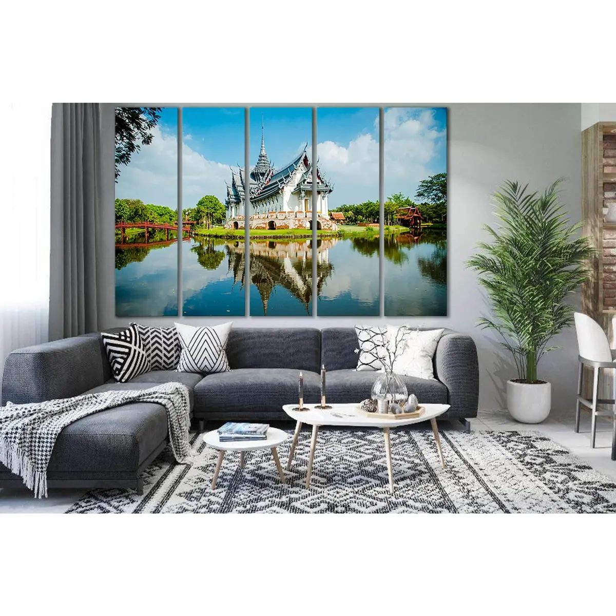 Sanphet Prasat Palace SL1371 Canvas Wall Art Print – Ready to Hang