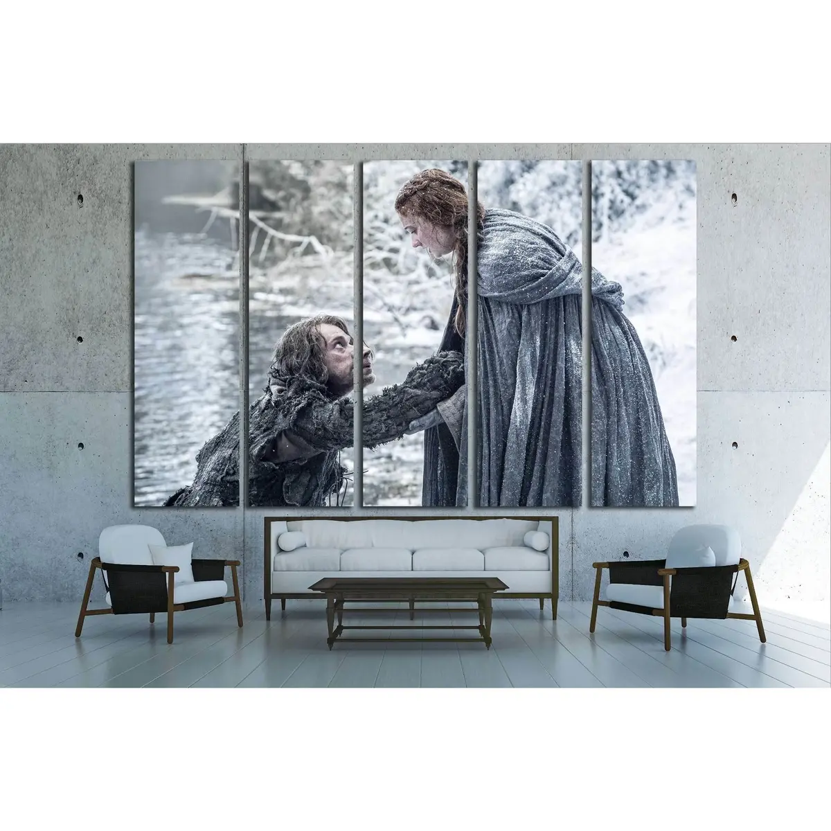 Sansa Stark #3348 Premium Ready-to-Hang Canvas Wall Art - Image 3