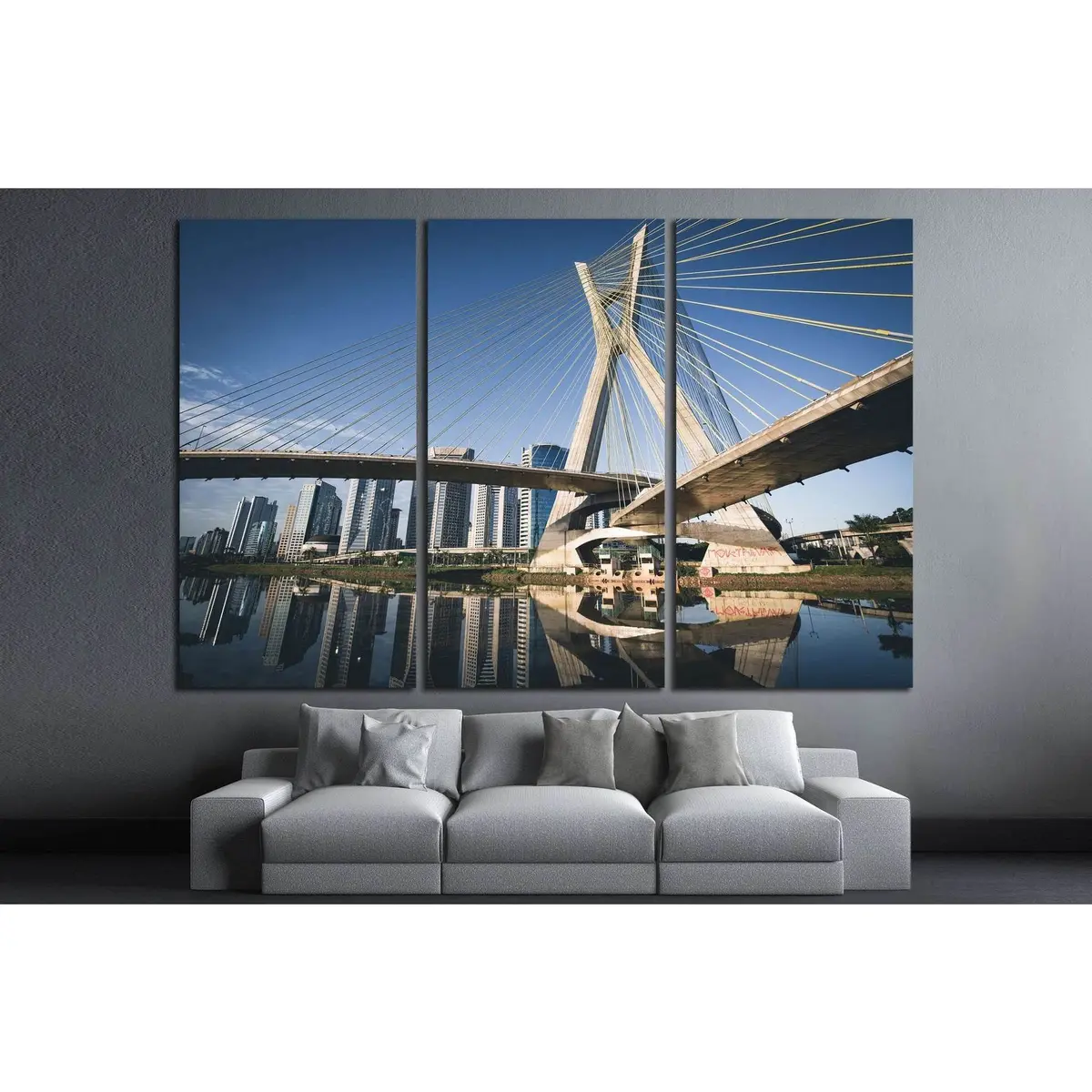 Sao Paulo Landmark, Brazil №1245 Ready To Hang Canvas Print 2