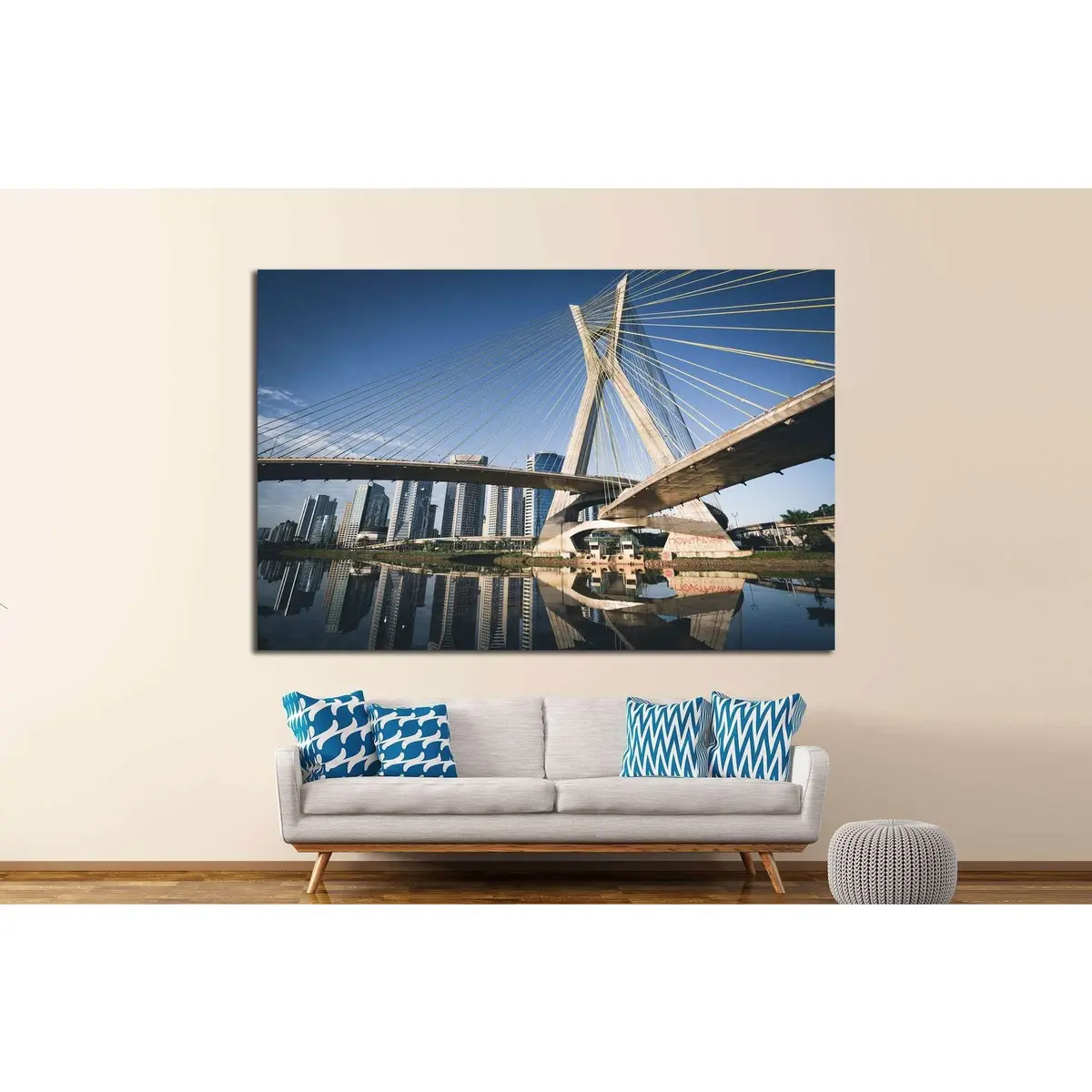 Sao Paulo Landmark, Brazil №1245 Ready To Hang Canvas Print 3