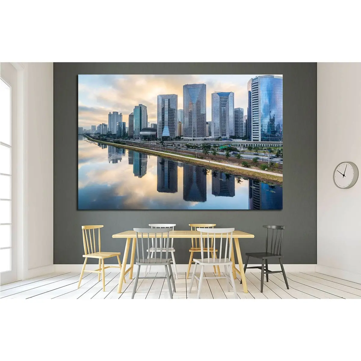 Sao Paulo Skyline - Brazil №1528 Ready To Hang Canvas Print 2