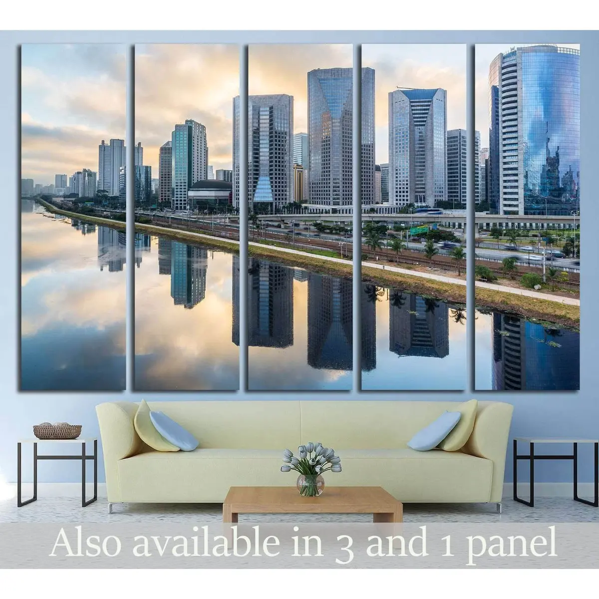 Sao Paulo Skyline - Brazil №1528 Ready To Hang Canvas Print 5