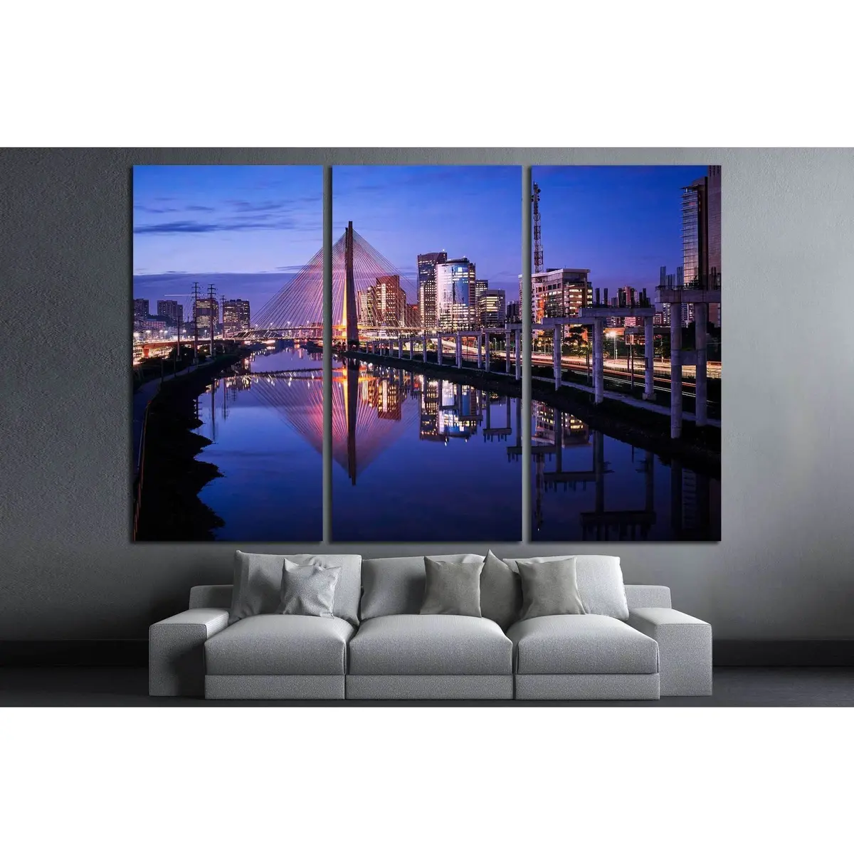 Sao Paulo Skyline - Brazil №1544 Ready To Hang Canvas Print 5