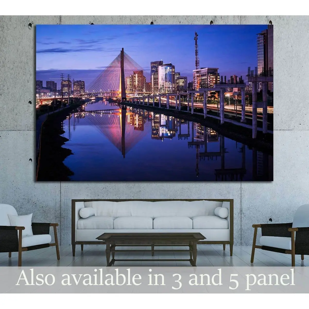 Sao Paulo Skyline - Brazil №1544 Ready To Hang Canvas Print 1