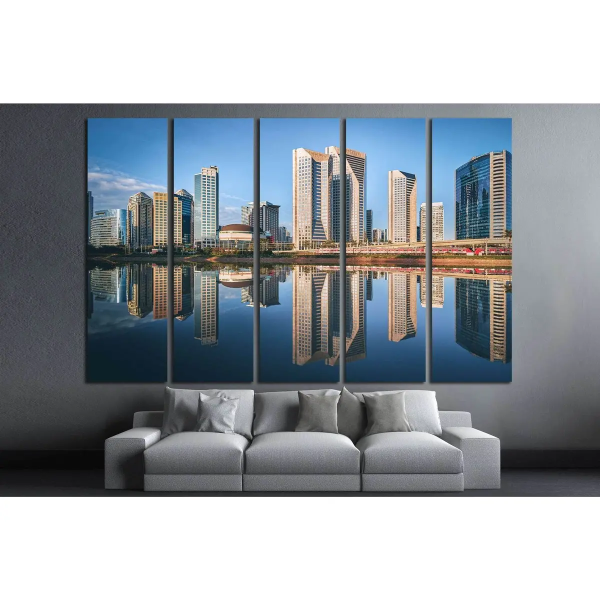 Sao Paulo Skyline, Brazil, South America №1276 Ready To Hang Canvas Print 3